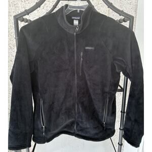 Patagonia Jacket Men's XL Black Windbloc Polartec Fleece